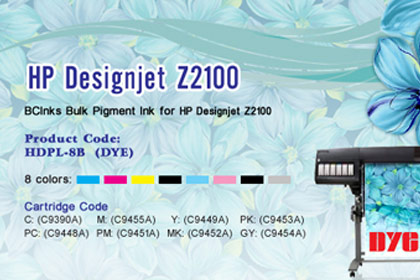 BCInks Bulk Pigment Ink for HP Designjet Z2100
